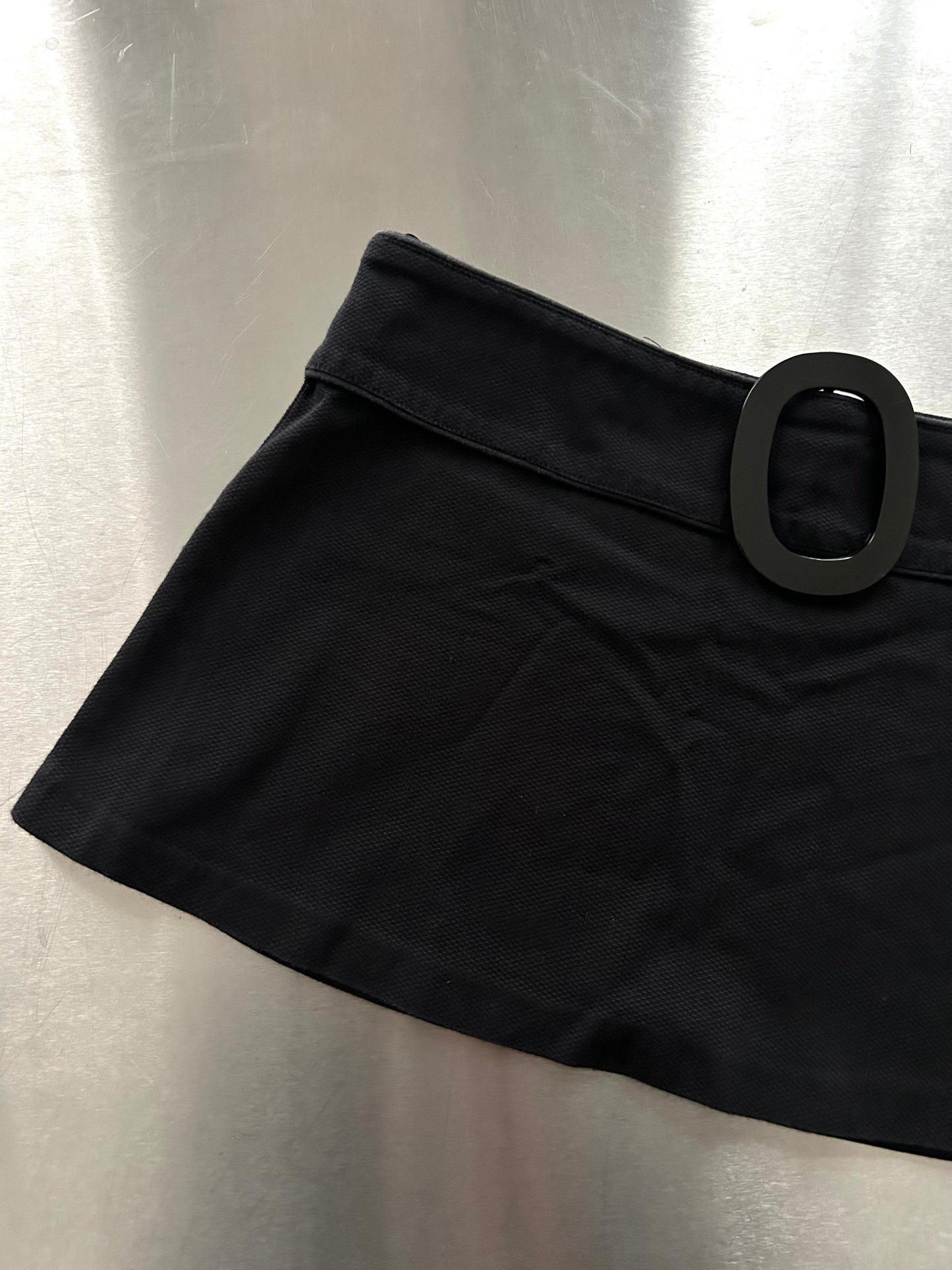 90s/60s MORGAN BLACK MINI SKIRT