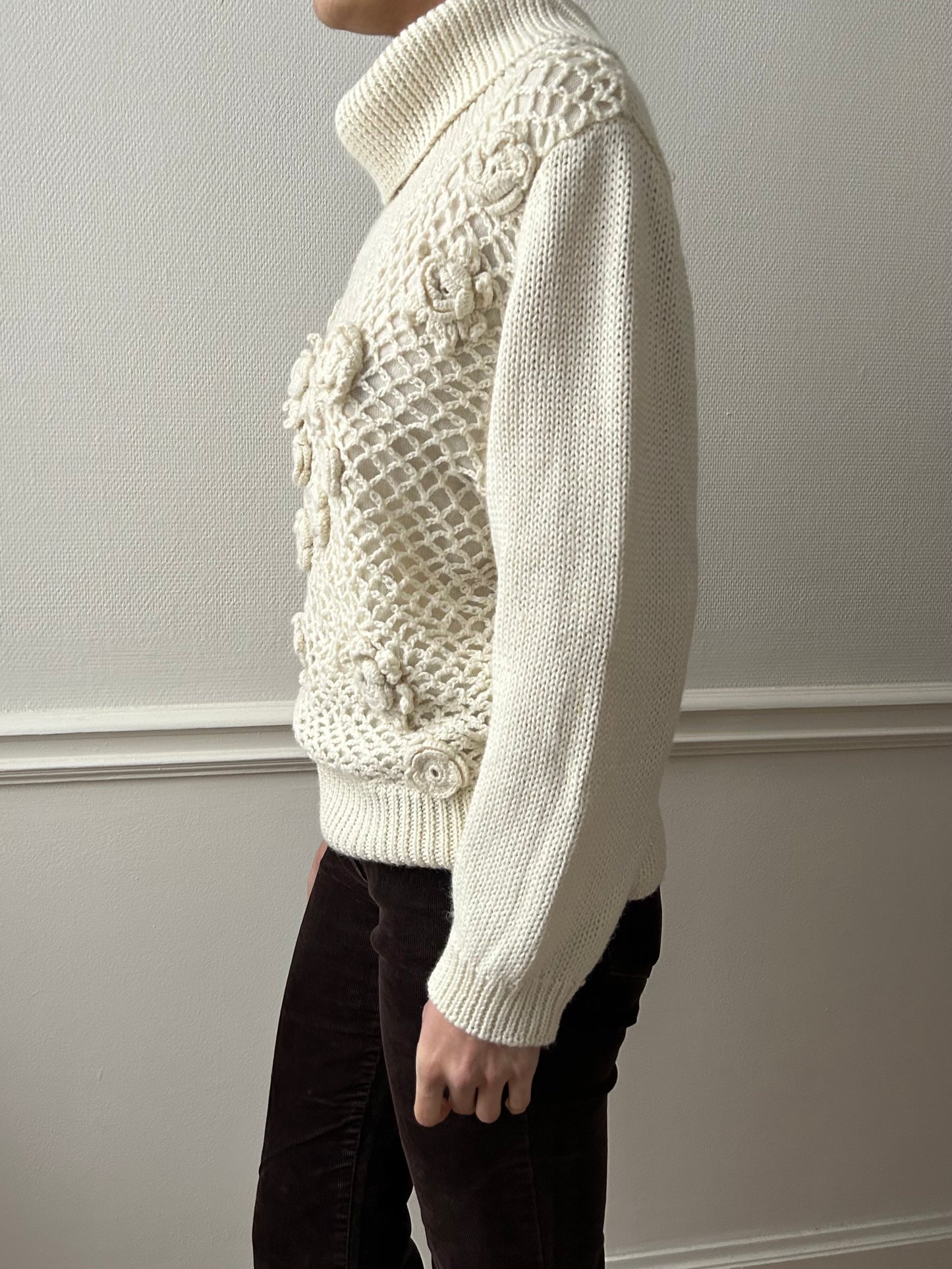 90s CREAM KNIT