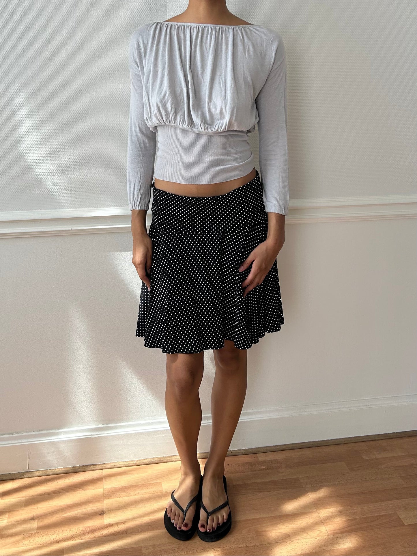 90S POLKA DOT SKIRT