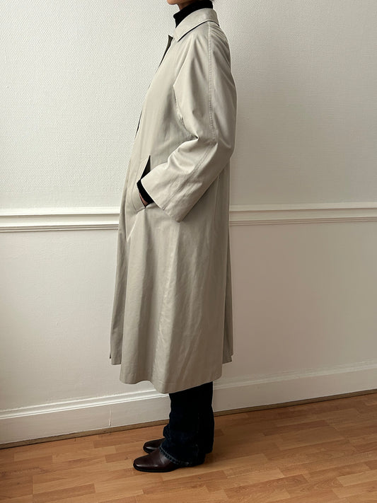 90s BEIGE TRENCH COAT