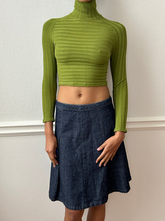 90S MORGAN GREEN TURTLENECK