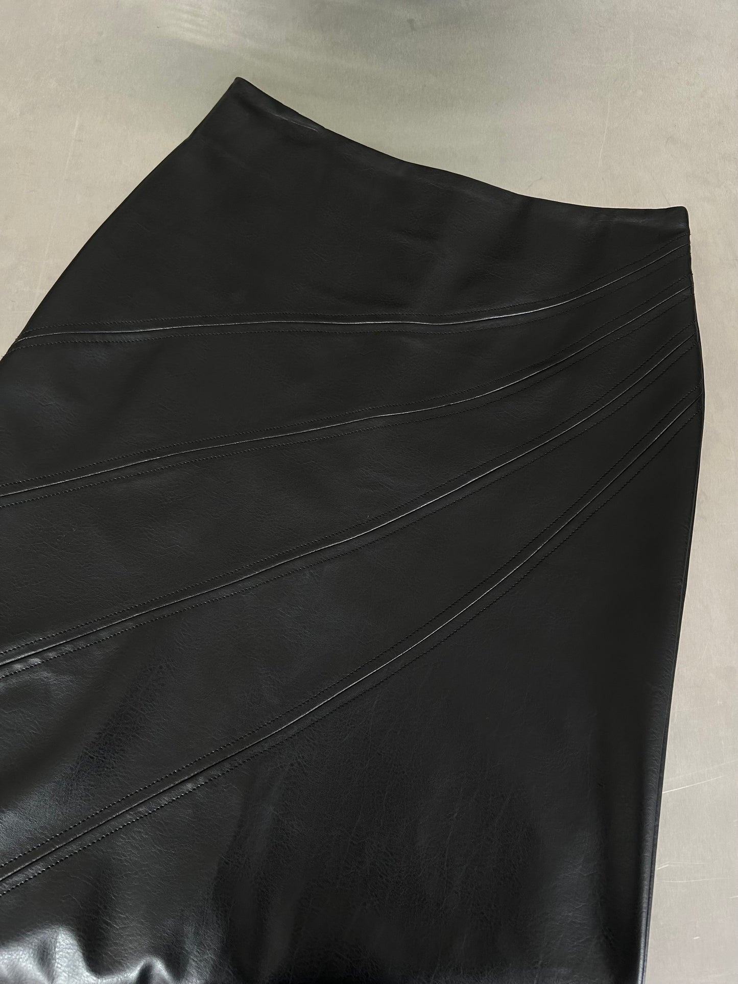 90s MORGAN BLACK MIDI SKIRT