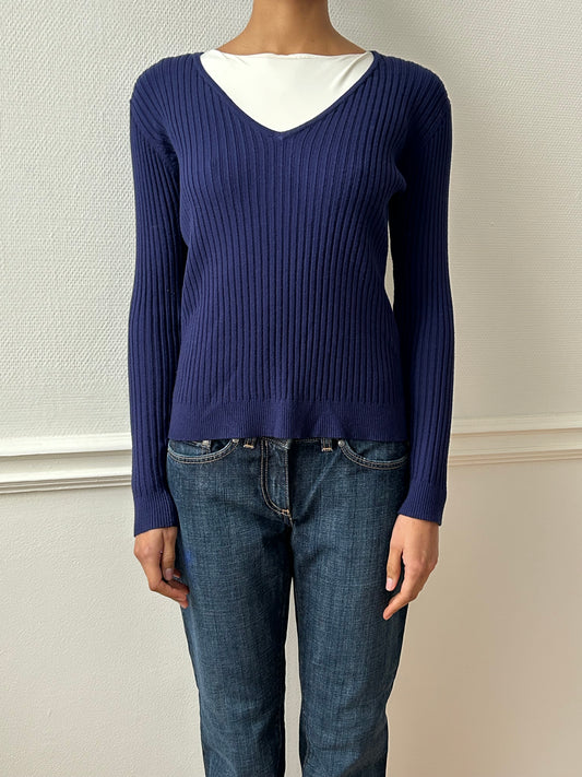 90s CASHMERE V-NECK KNIT