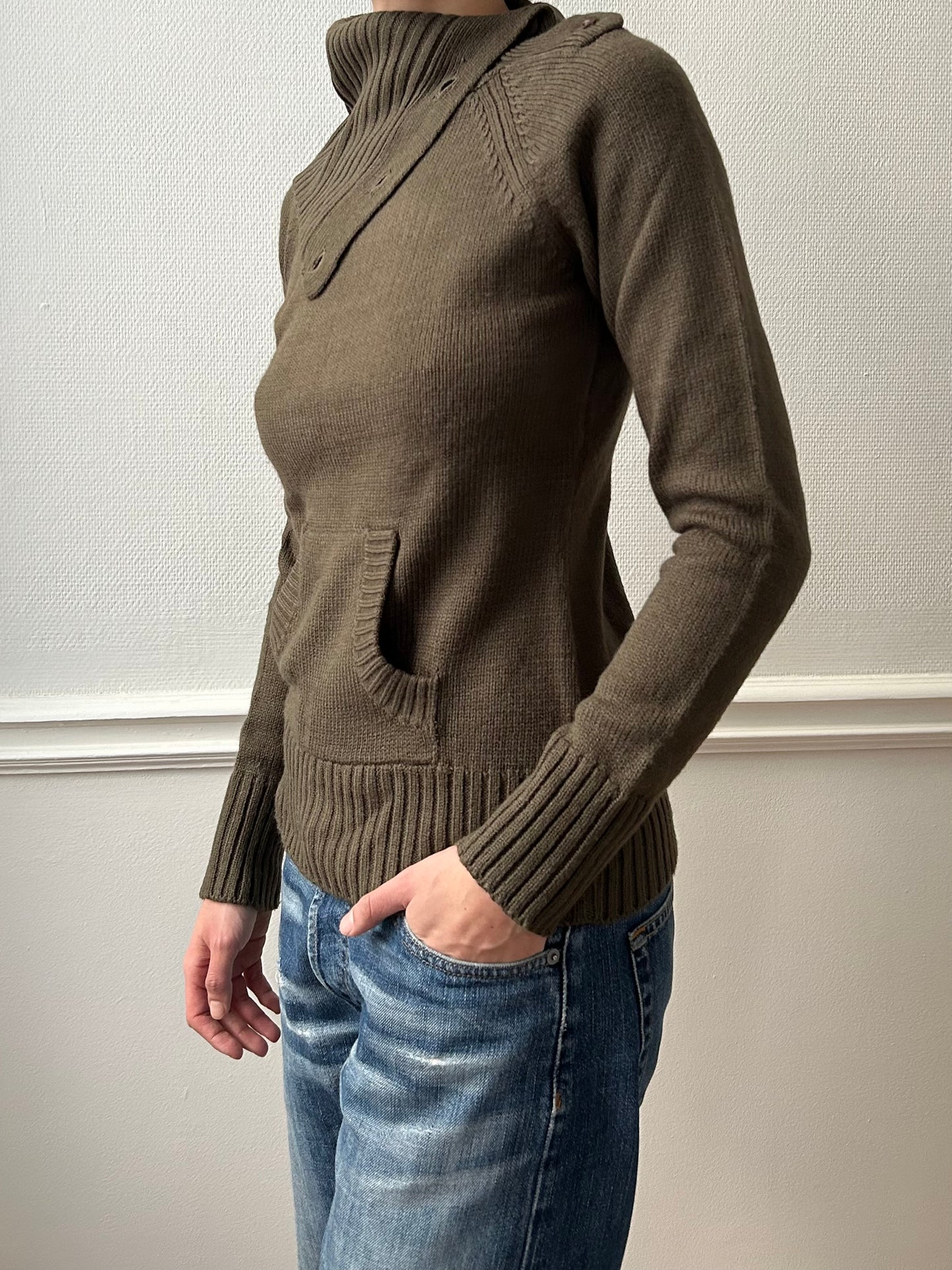 90s KHAKI KNIT